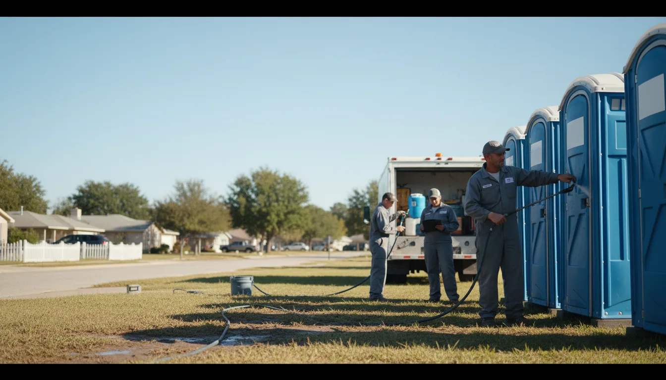 Long-Term Portable Toilet Rental in Gays, IL near me